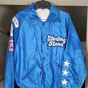 WOMENS STERLING STARS CAPTAIN DELONG BUTTON UP JACKET LARGE $100